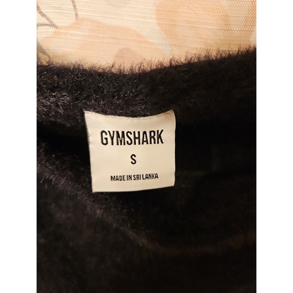 Gymshark X Whitney Simmons Oversized Black Eyelash Knit Sweater Size Small EUC - Picture 3 of 8